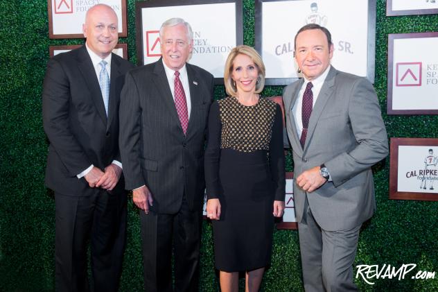 Hall of Famer Cal Ripken, Jr., House Democratic Whip Steny Hoyer, CNN Anchor Dana Bash, and Academy Award-winning actor Kevin Spacey.